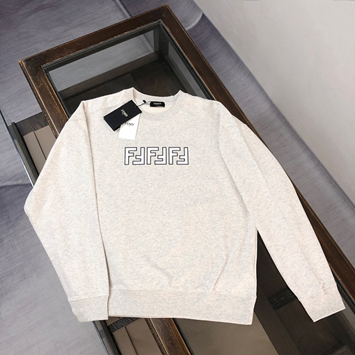 フェンディ ロゴロゴクルーネックパーカー