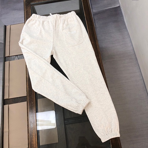プラダ トトライアングルメタルアイアンロゴパンツストレートパンツ