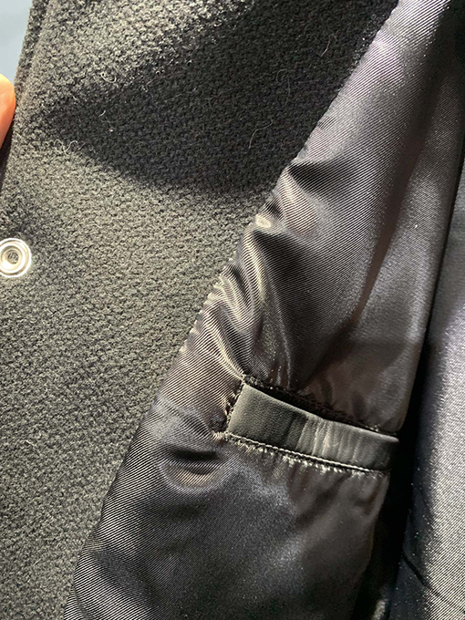 セリーヌCロゴ入り レザー ジャケット