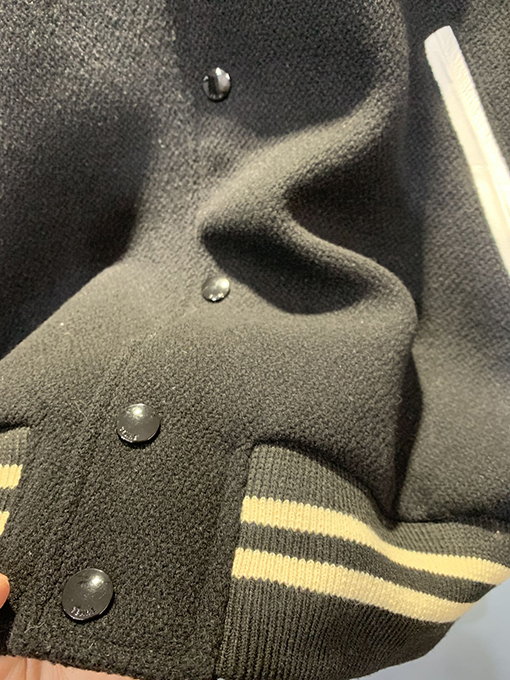 セリーヌCロゴ入り レザー ジャケット