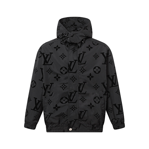 ルイヴィトンコピー 24 FW ウインドブレーカーとフード付きジャケット