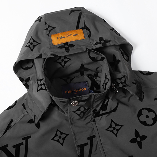 ルイヴィトンコピー 24 FW ウインドブレーカーとフード付きジャケット