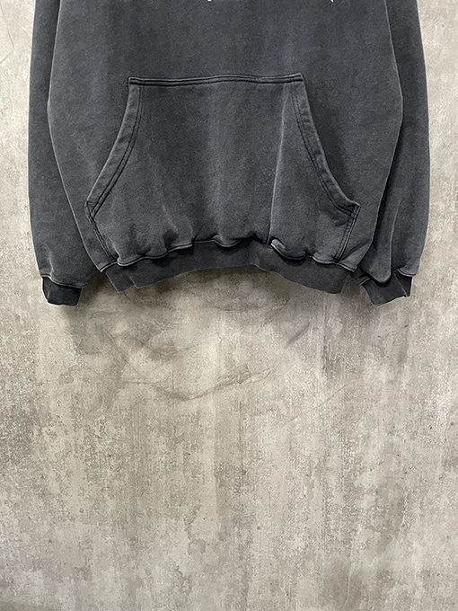 バレンシアガ 24 FW アップリケ刺繍文字パーカー