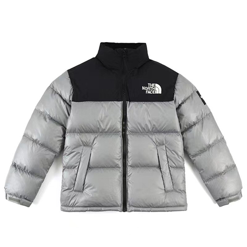 ノースフェイス 大きな格子 Nuptse クラシックダウンジャケット