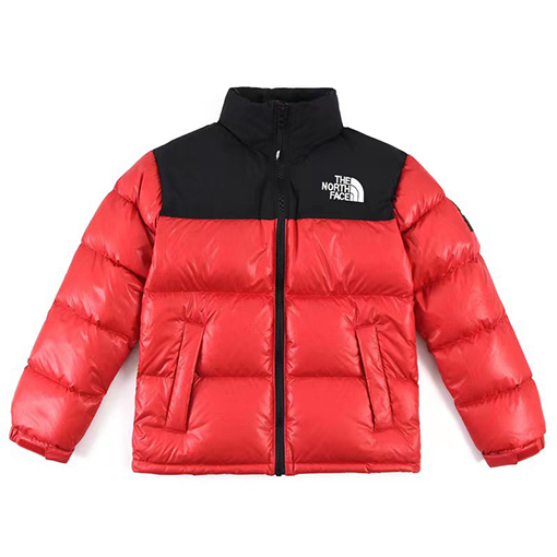ノースフェイス 大きな格子 Nuptse クラシックダウンジャケット