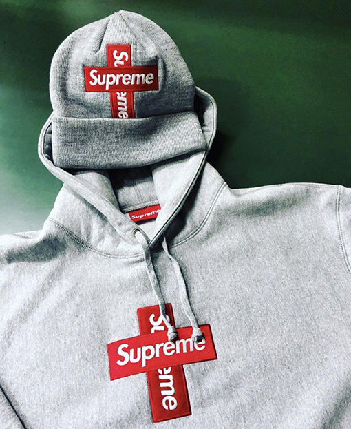 Supreme New Era Cross Box Logoビーニークロスキャップ