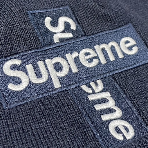 Supreme New Era Cross Box Logoビーニークロスキャップ
