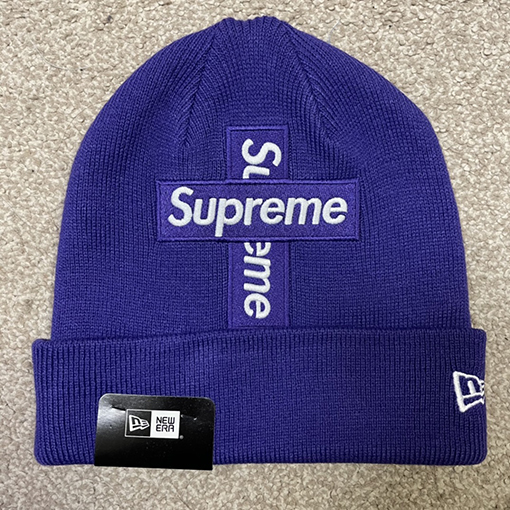 Supreme New Era Cross Box Logoビーニークロスキャップ