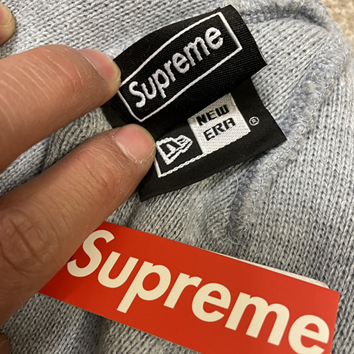 Supreme New Era Cross Box Logoビーニークロスキャップ