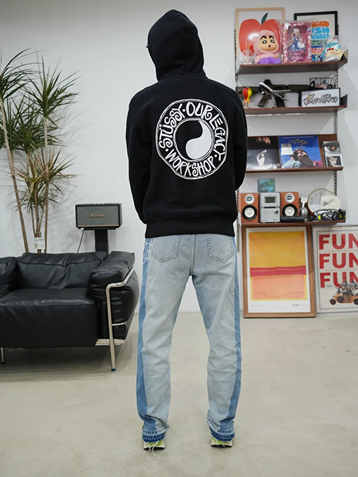 Stussy x OUR LEGACYコラボ太極パーカー