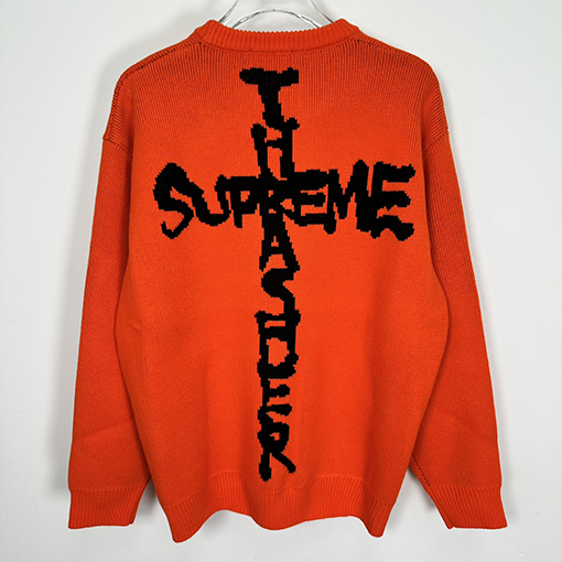 シュプリーム SUPREME X THRASHER SWEATER FW 24コラボのだらしないセーター