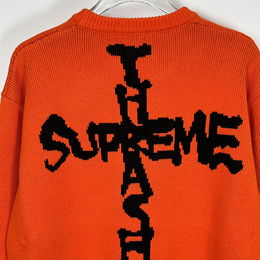 シュプリーム SUPREME X THRASHER SWEATER FW 24コラボのだらしないセーター