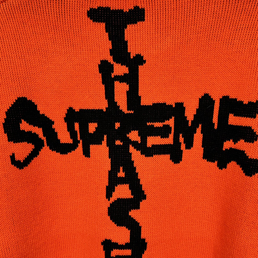 シュプリーム SUPREME X THRASHER SWEATER FW 24コラボのだらしないセーター