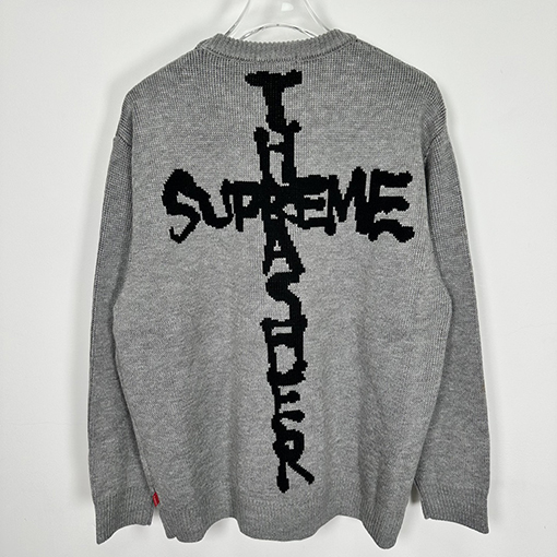 シュプリーム SUPREME X THRASHER SWEATER FW 24コラボのだらしないセーター