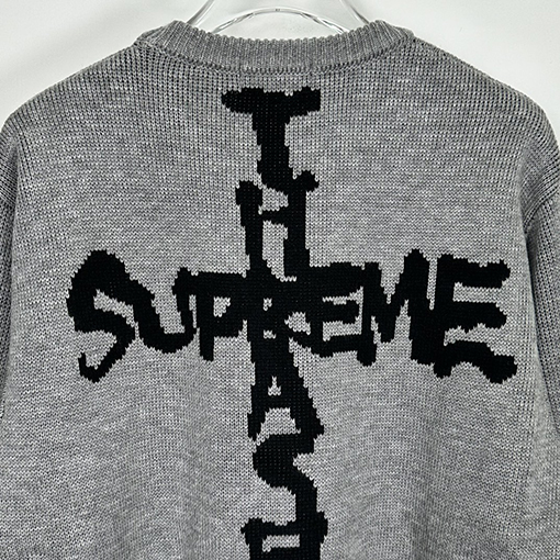 シュプリーム SUPREME X THRASHER SWEATER FW 24コラボのだらしないセーター