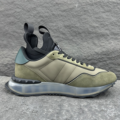 ヴァレンティノ GARAVANI LACERUNNER レザーファブリックスニーカー