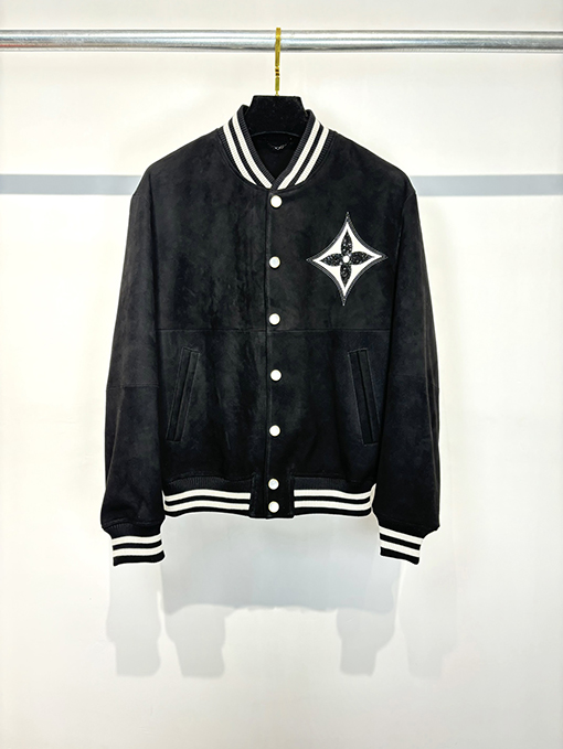 ルイヴィトンエンベリッシュドラムスキンボンバーブルゾン1AFXEN