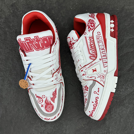 ルイヴィトンスーパーコピー Trainer 落書き限定スニーカー