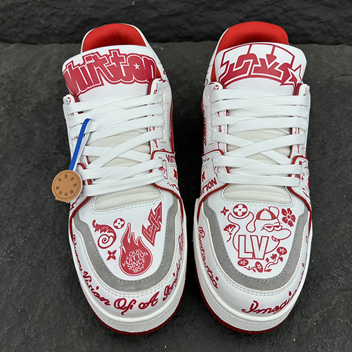 ルイヴィトンスーパーコピー Trainer 落書き限定スニーカー