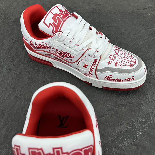 ルイヴィトンスーパーコピー Trainer 落書き限定スニーカー