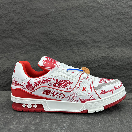 ルイヴィトンスーパーコピー Trainer 落書き限定スニーカー