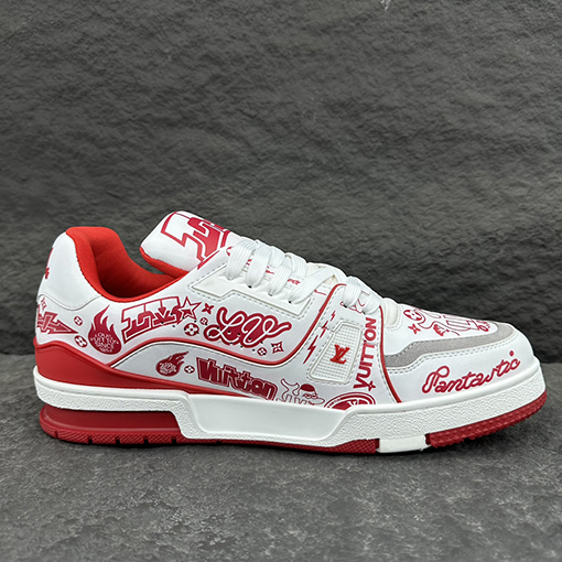 ルイヴィトンスーパーコピー Trainer 落書き限定スニーカー
