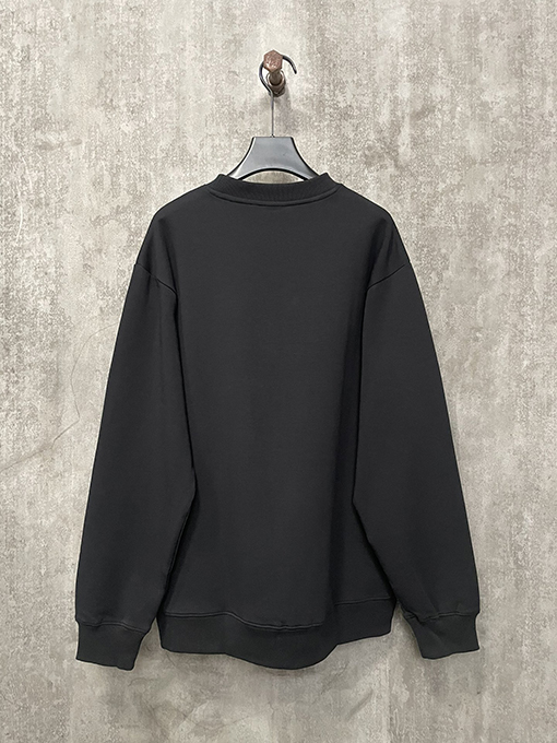 プラダ 24fw 胸ポケット長袖プルオーバーパーカー