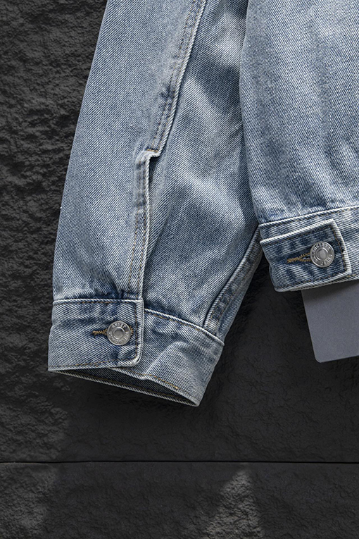 バレンシアガ 24fw 新しいバックサンプル刺繍ウォッシュブルーロゴデニム