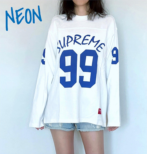 シュプリーム フットボール99 ロンTシャツ