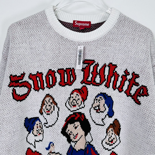 シュプリーム 白雪姫のテーマセーター