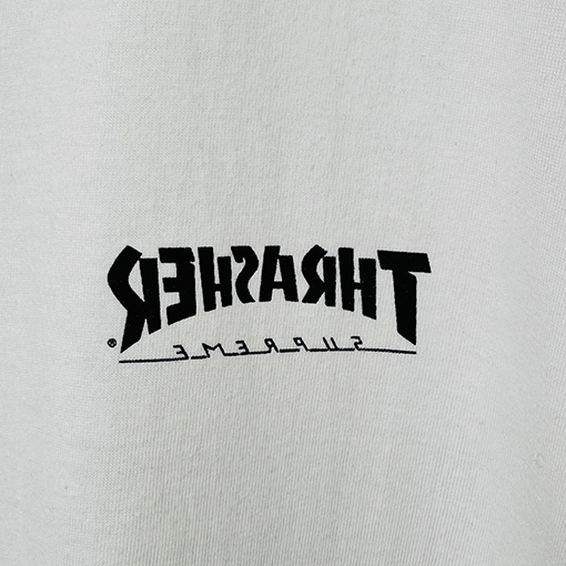 シュプリーム SUPREME X THRASHER クロスイングリッシュTシャツ