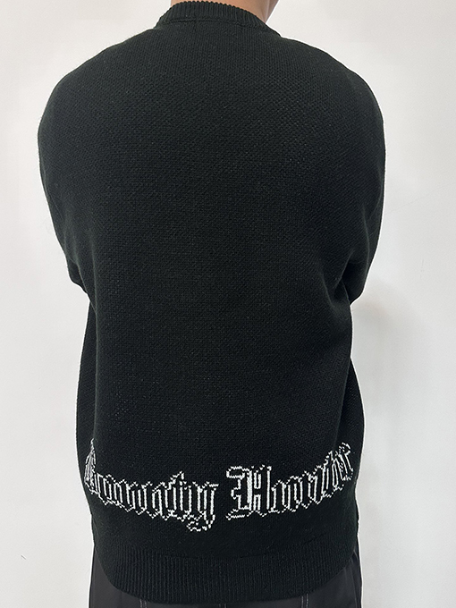 シュプリーム SUPREME X THRASHER スカルアルファベットクルーネックプルオーバー