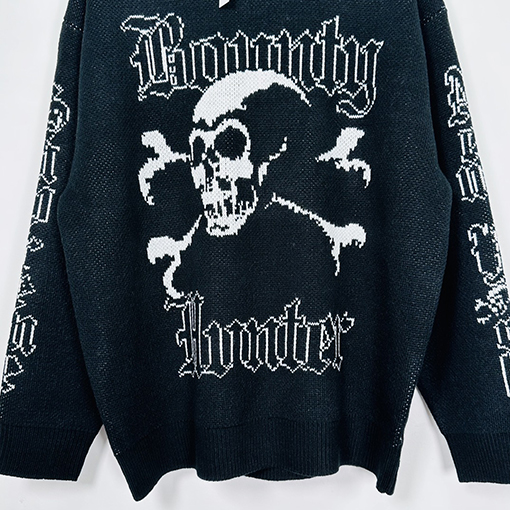 シュプリーム SUPREME X THRASHER スカルアルファベットクルーネックプルオーバー