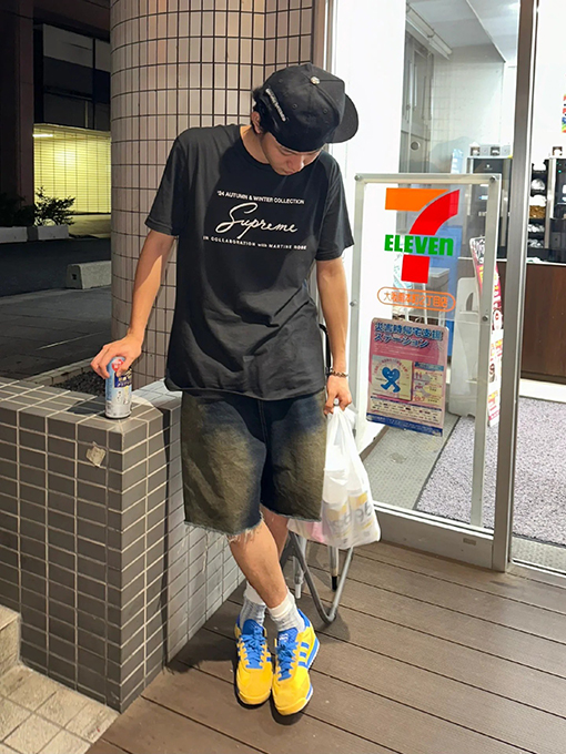シュプリーム X Martine Rose FW24 花文字Tシャツ