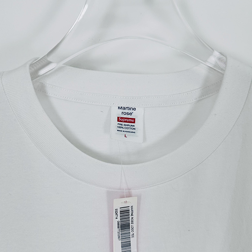 シュプリーム X Martine Rose FW24 花文字Tシャツ