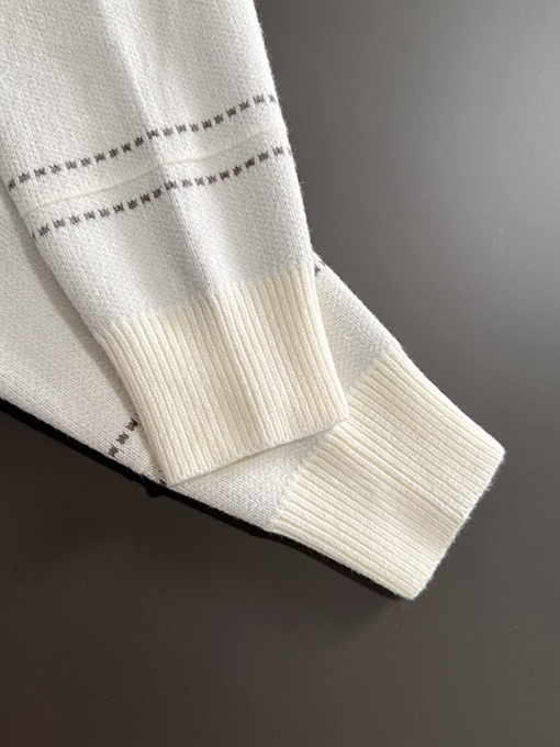 ディオール 新しいロゴバッジ刺繍ロゴクルーネックセーター