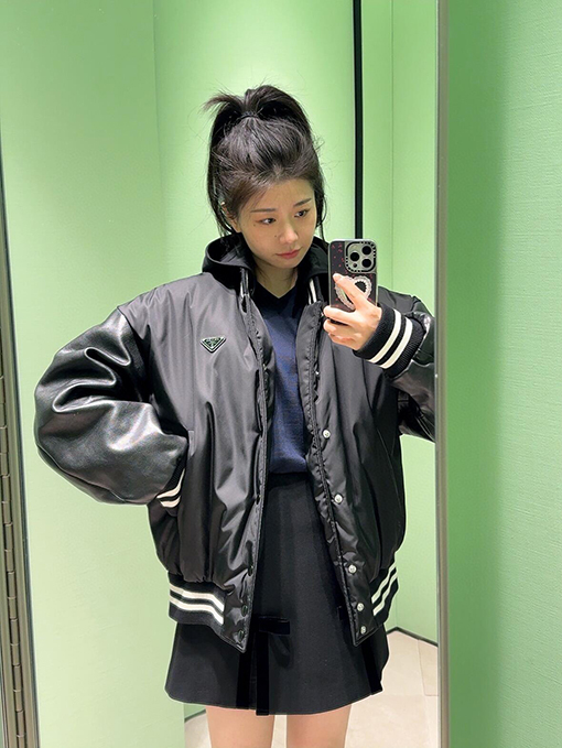プラダ ファッションナイロンパイロットジャケット
