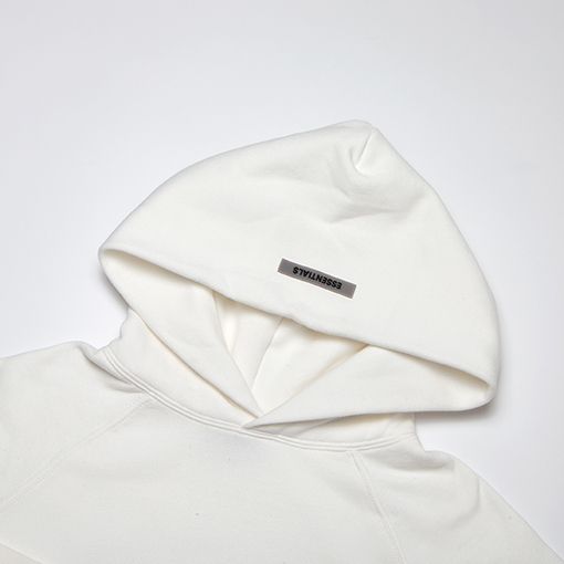 フィアオブゴッドコピー プレス文字胸ロゴフード付きパーカー