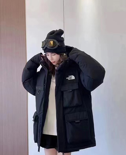 ノースフェイス ワークウェアフード付き防水ダウンジャケット