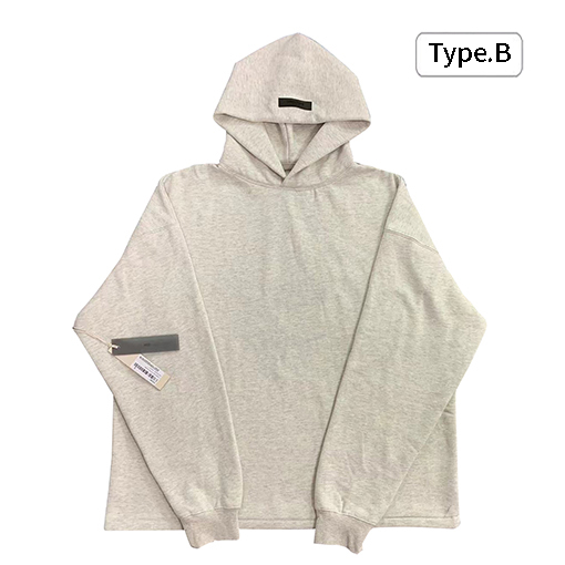 フィアオブゴッド 胸と背中のベルベットカップルスターのフード付きパーカー