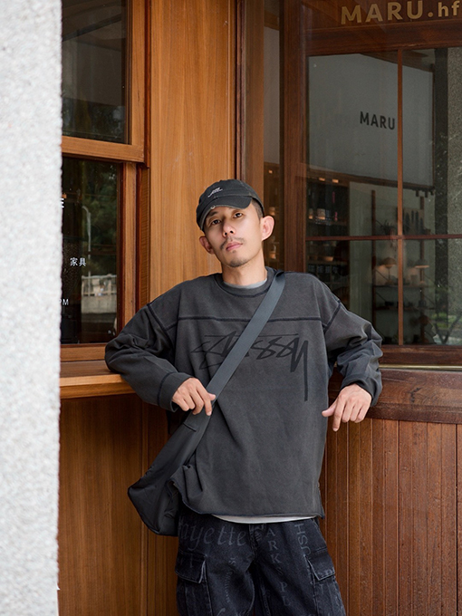 ステューシースーパーコピー フットボールクルーPIGMENT DYED TEE