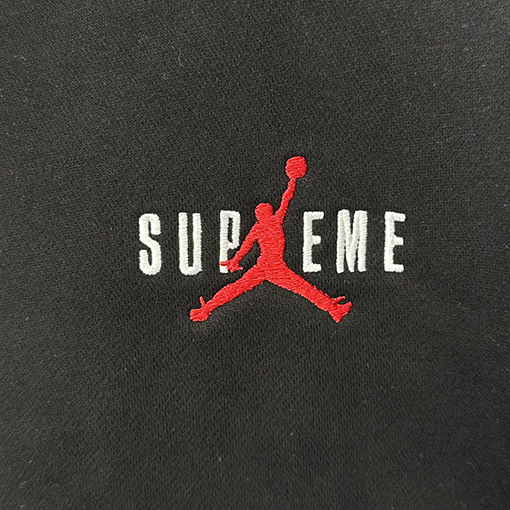 シュプリーム SUPREME X JORDAN FW24 HOODED SWEATSHIRTフリースパーカー