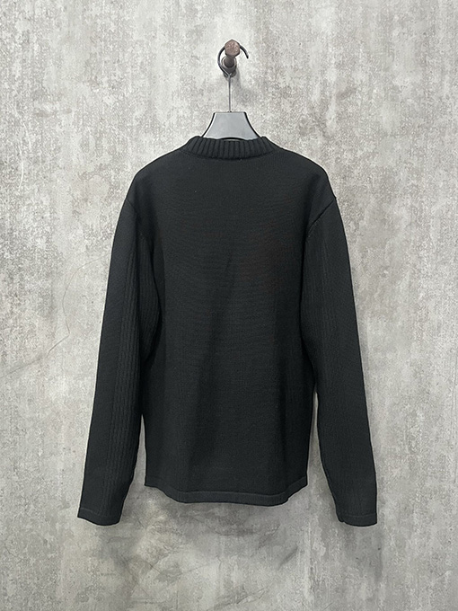 プラダ 24fw ナイロンポケットクルーネックセーター