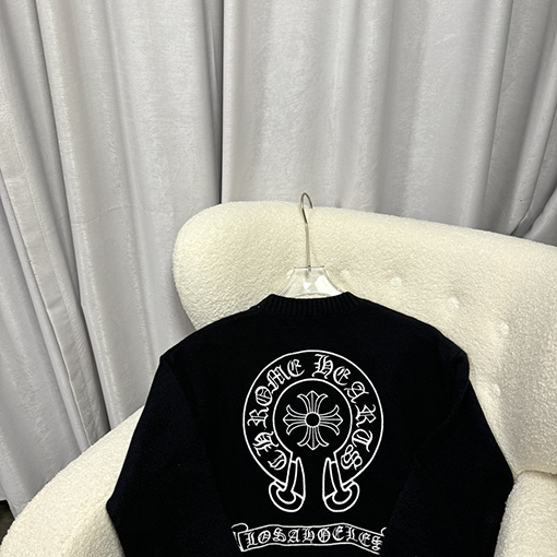 クロムハーツスーパーコピー 新しい菱形チェック柄クルーネックニット