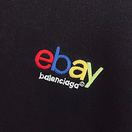 バレンシアガコピー コラボレーションレインボーアルファベット刺繍ジッパーパーカー