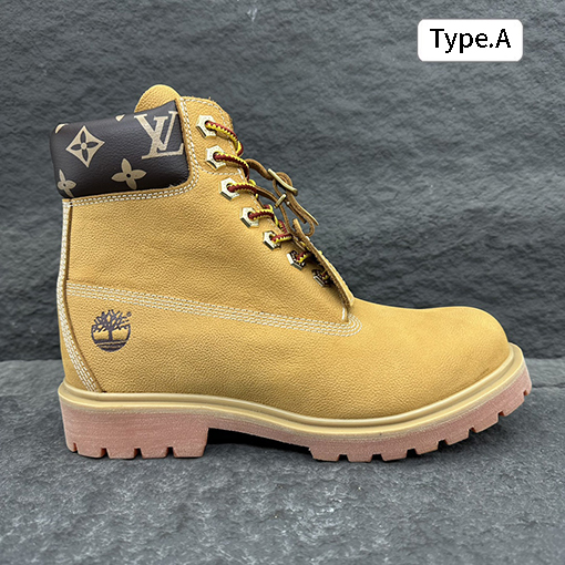 ルイヴィトン 限定コラボLV x Timberlandとアンクルブーツ