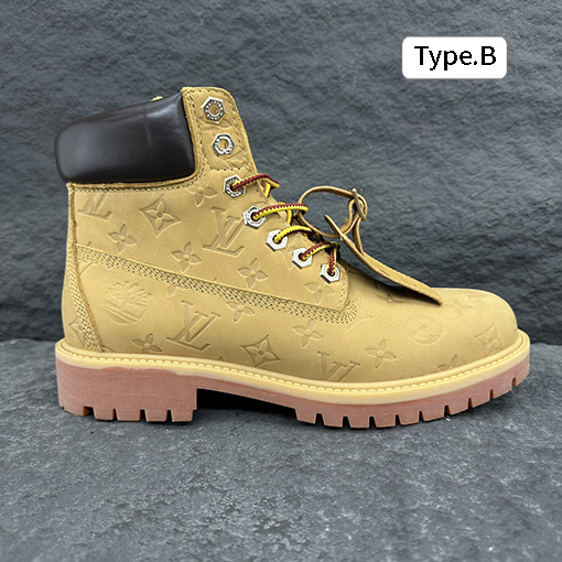 ルイヴィトン 限定コラボLV x Timberlandとアンクルブーツ