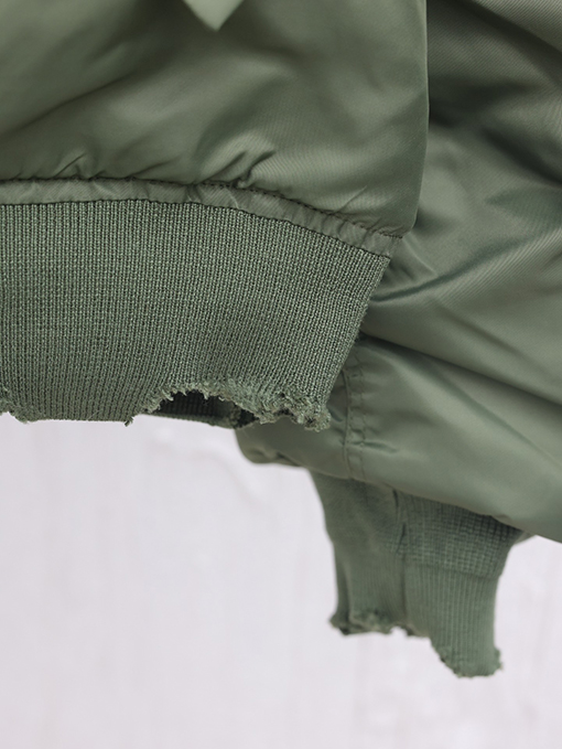 バレンシアガ 24FW Bomber Jaet 薄手のコットンフード付きフライトジャケット