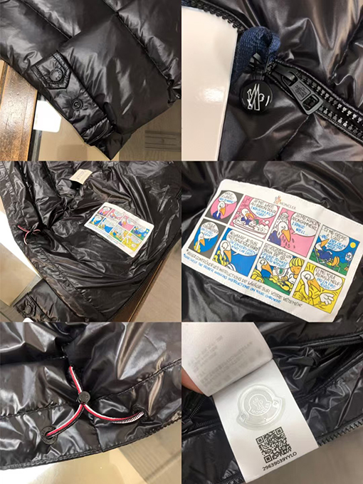モンクレールスーパーコピー 袖Mプリントダウンジャケットアウター