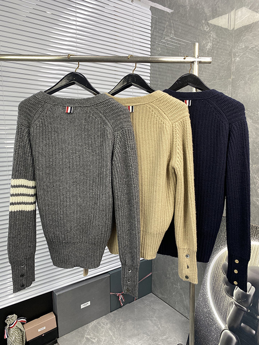 トムブラウン  新しい厚い元宝針カーディガンコート